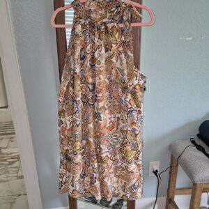 Paisley Sleeveless Dress